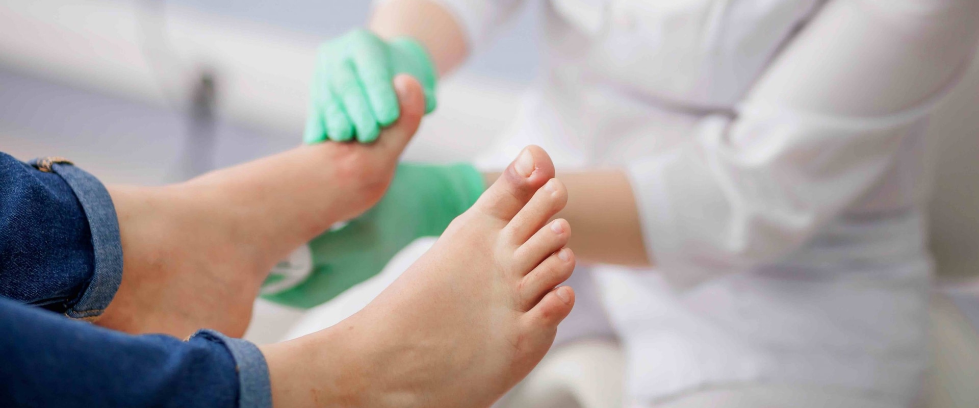 What problems do podiatrists treat?